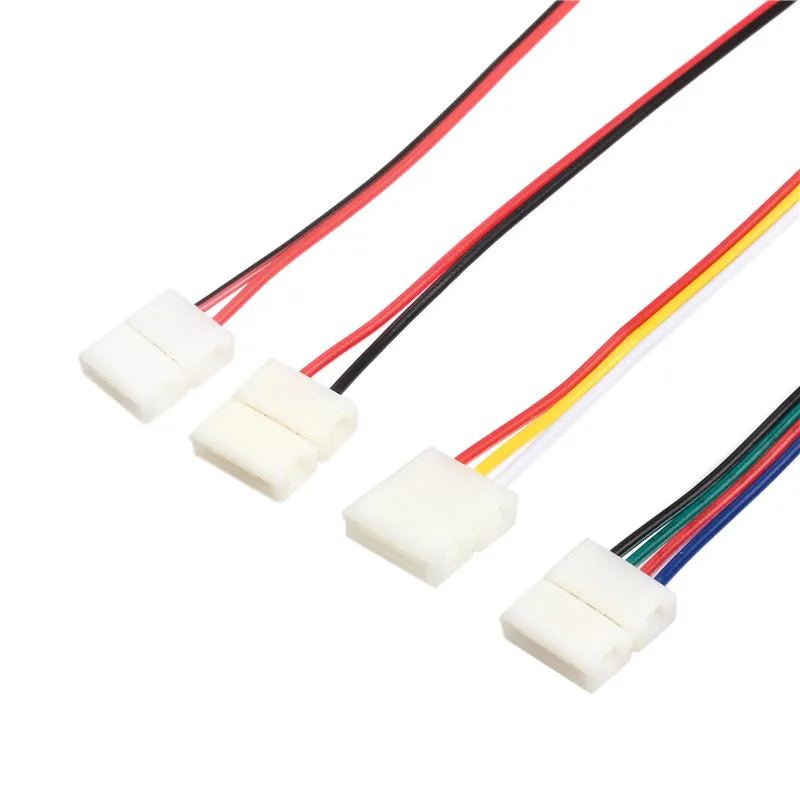 5/10 шт разъем комплект 2Pin 3Pin 4Pin 8 мм 10 светодиодный PCB адаптера для 3528 5050