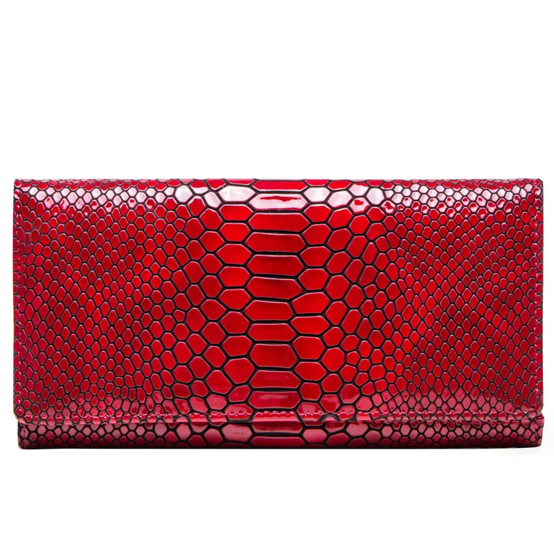 2019 Модный женский кошелек Rfid клатч из натуральной кожи на молнии вместительный