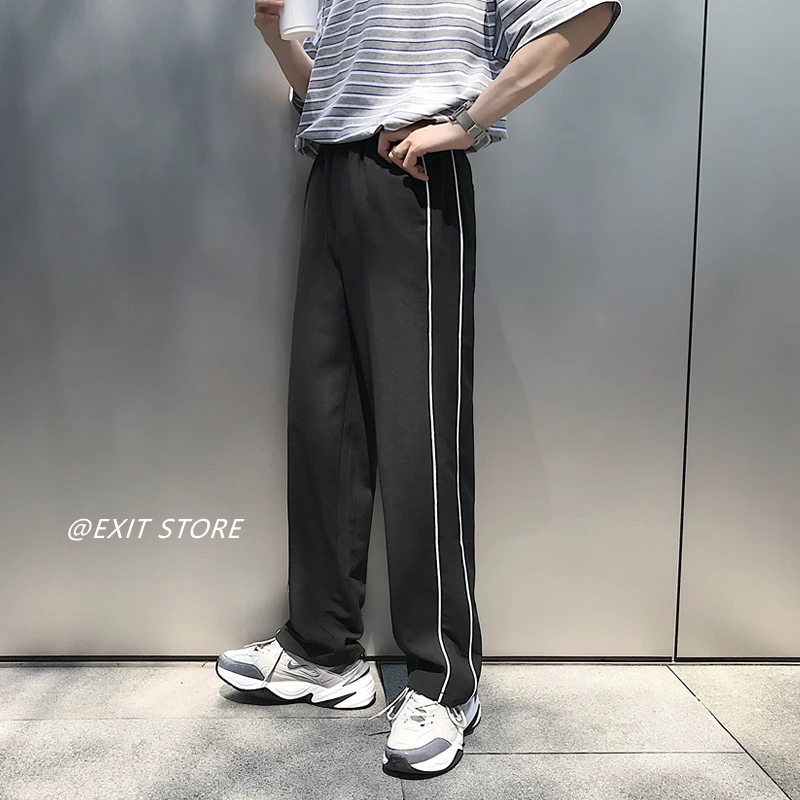 Новинка 2019 г. OOTD летние уличные повседневные корейские прямые тактические брюки