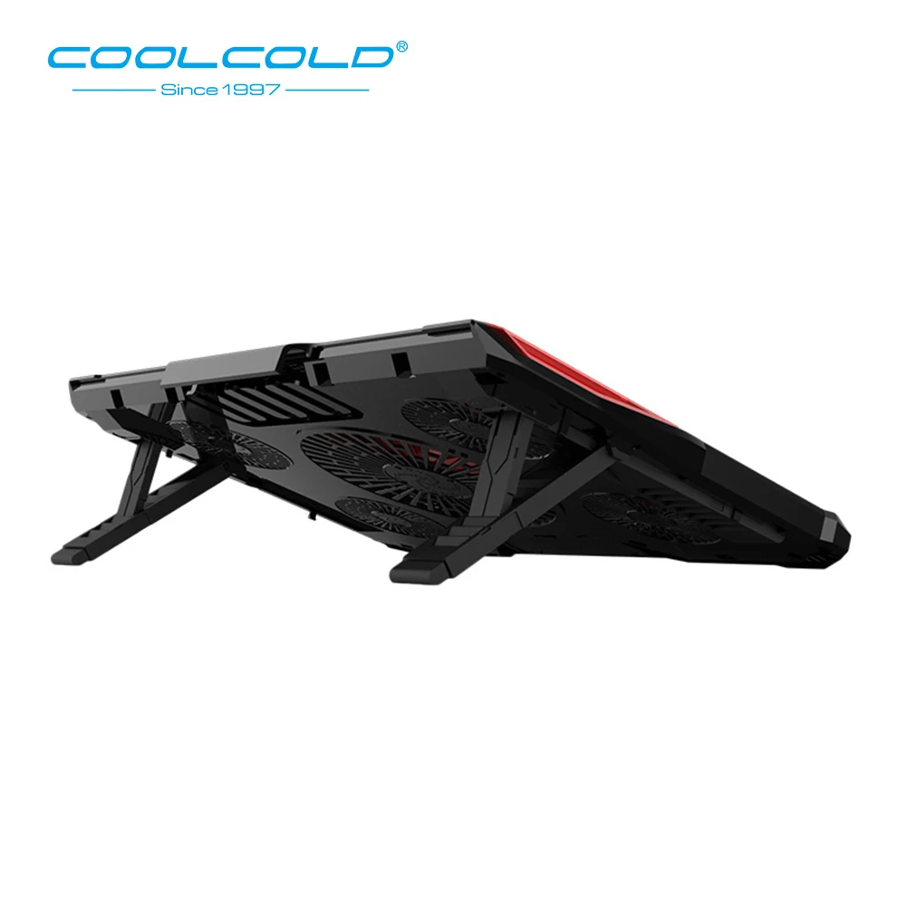 Охлаждающая подставка COOLCOLD для ноутбука 2 USB 5 игровой светодиодный светильник