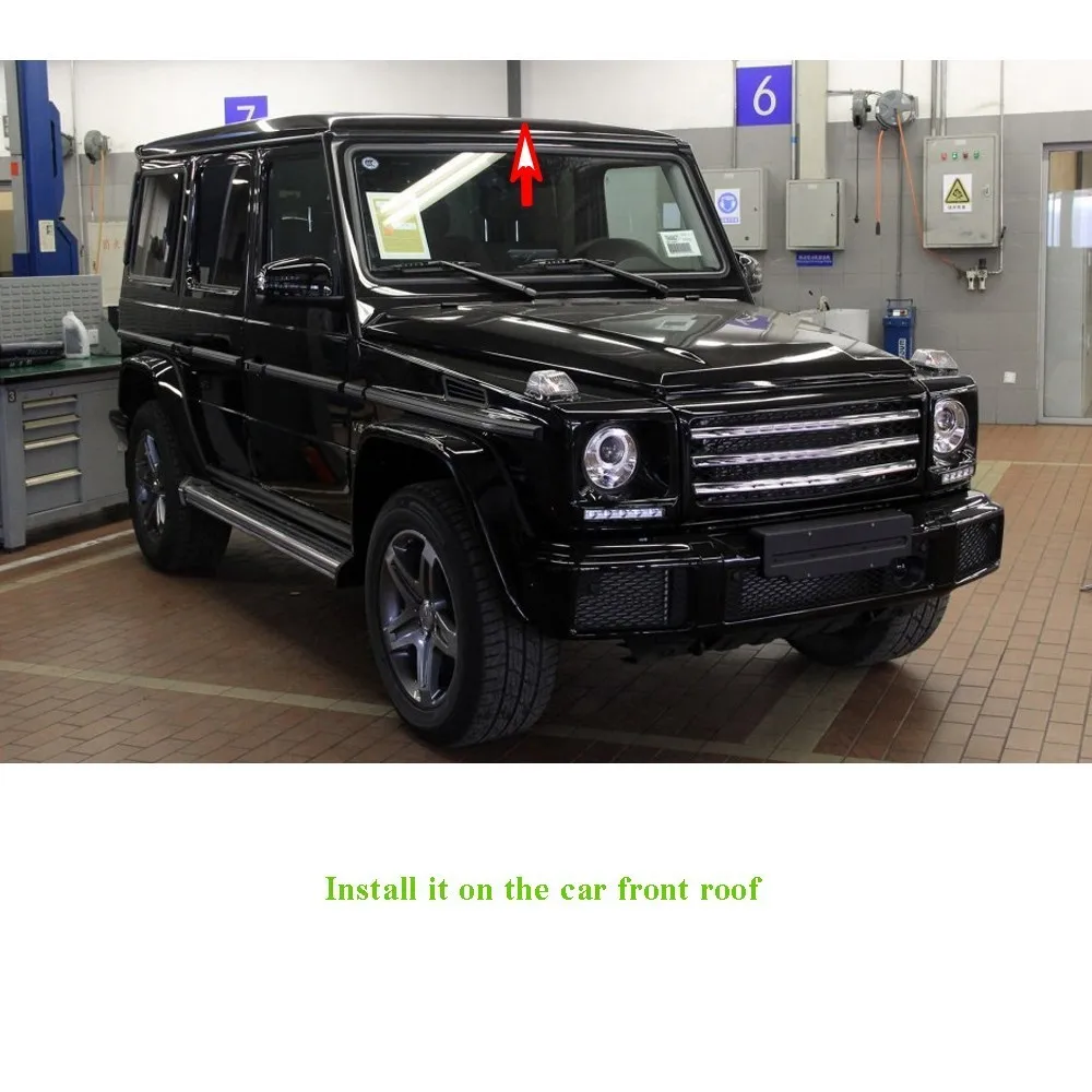 Спойлер крышки крыши для Mercedes Benz G Class G500 G63 AMG G65 спойлер из углеродного волокна с