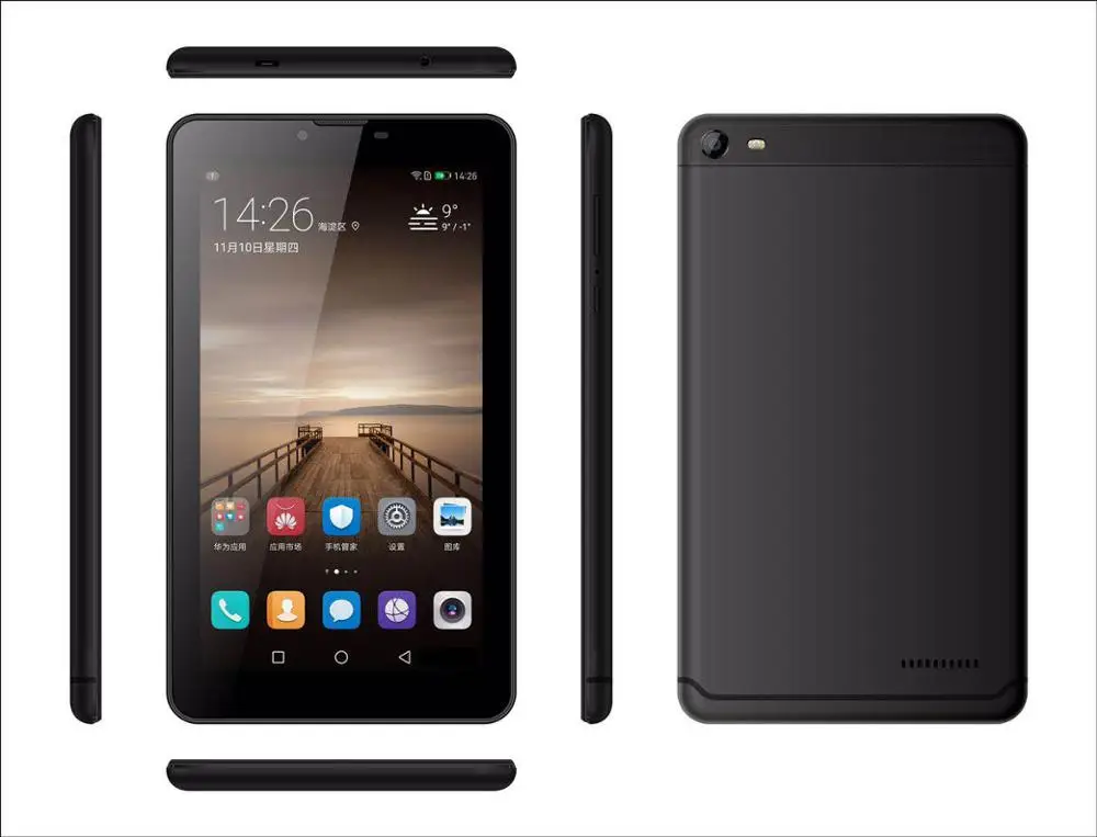 3G Телефонный звонок планшетный ПК 7 дюймов Glavey MTK8321 четырехъядерный Android 6 0 два