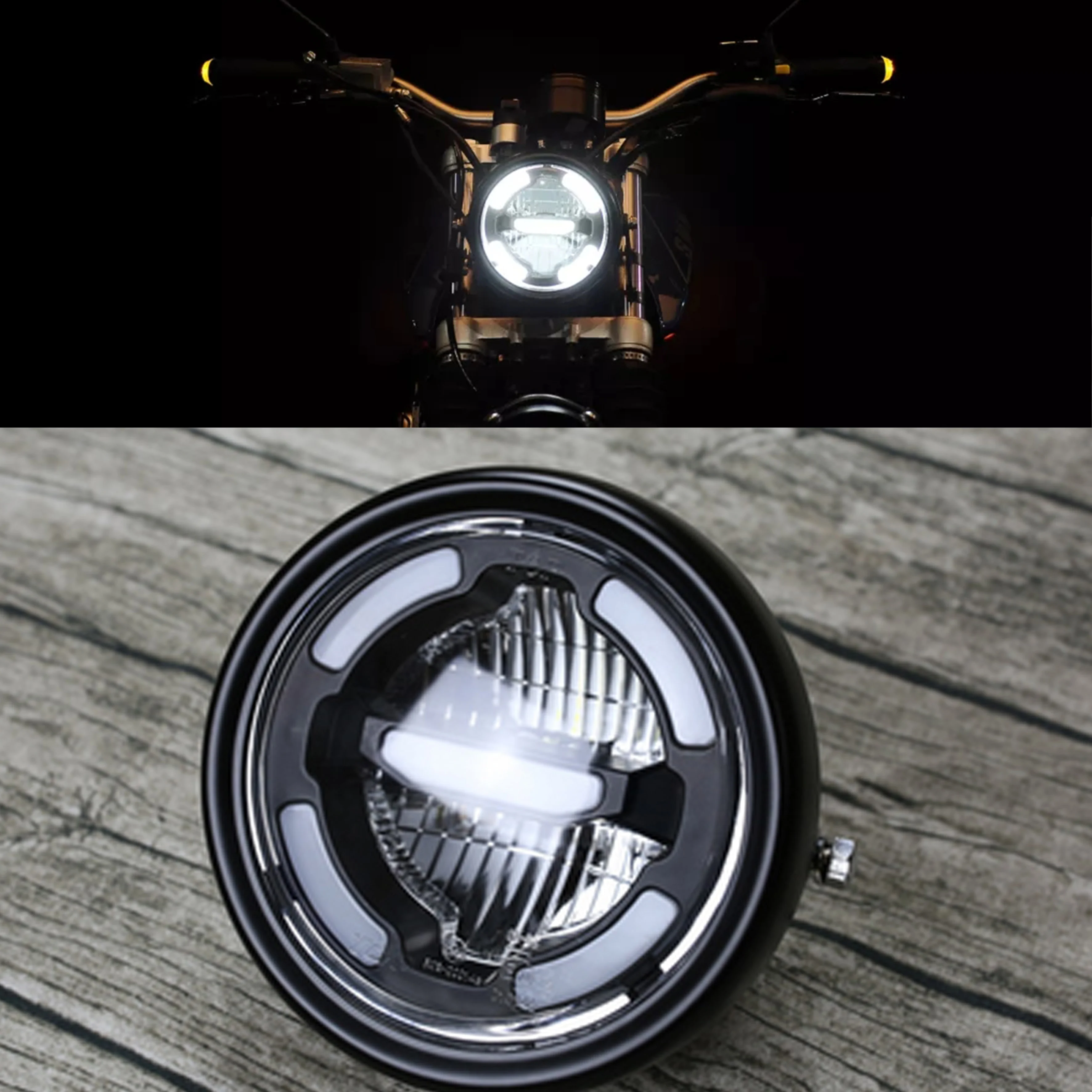 

Universal Motorcycle Headlamp Day Time Light Motorcycle Front Light