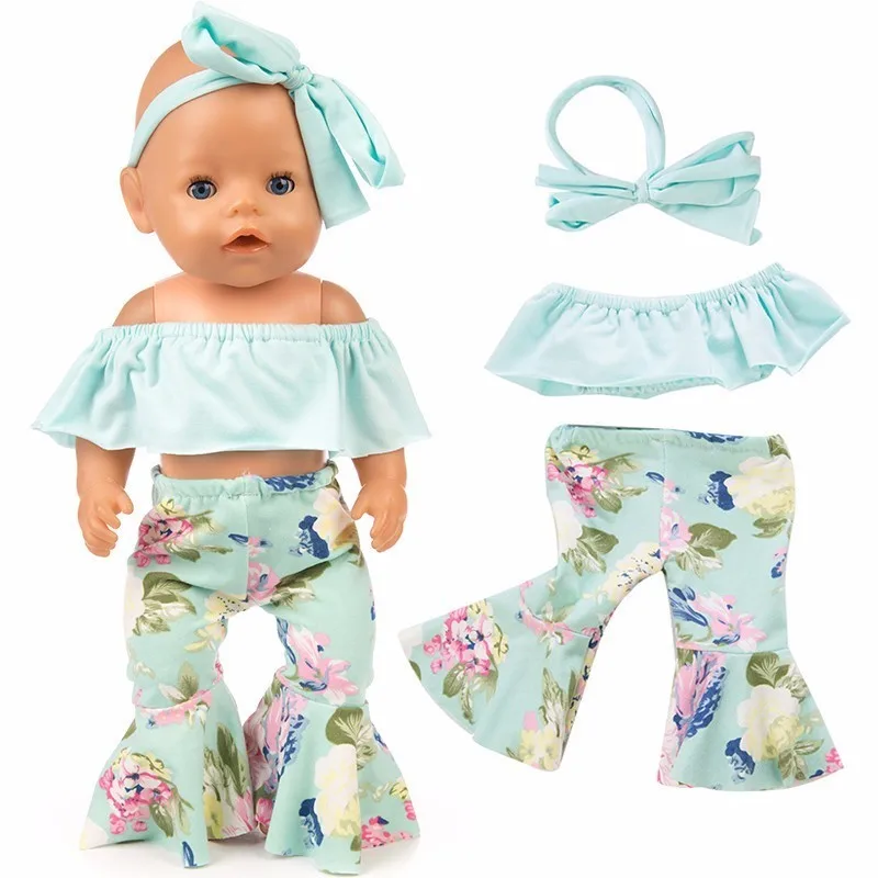 Аксессуары для кукол Born Doll Fit 18 дюймов 43 см маленькая лошадь Красный Клетчатый