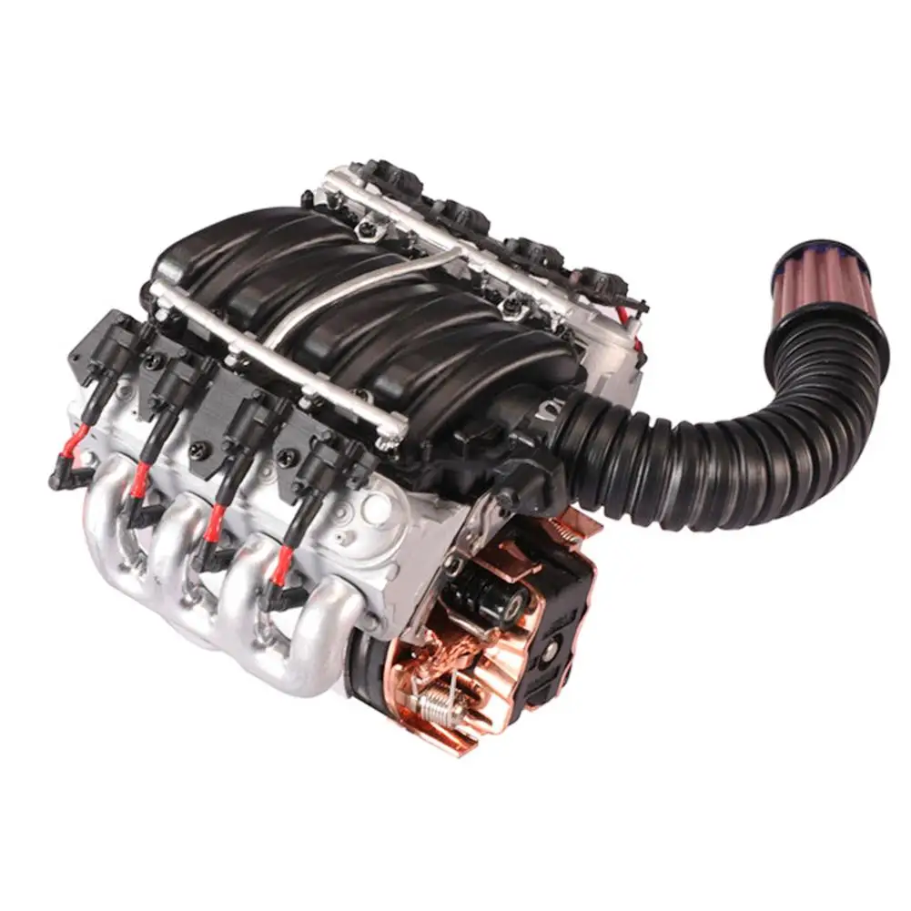 Моделирование V8 крышка двигателя вентилятора радиатора для Traxxas TRX4 D90 D110 D130