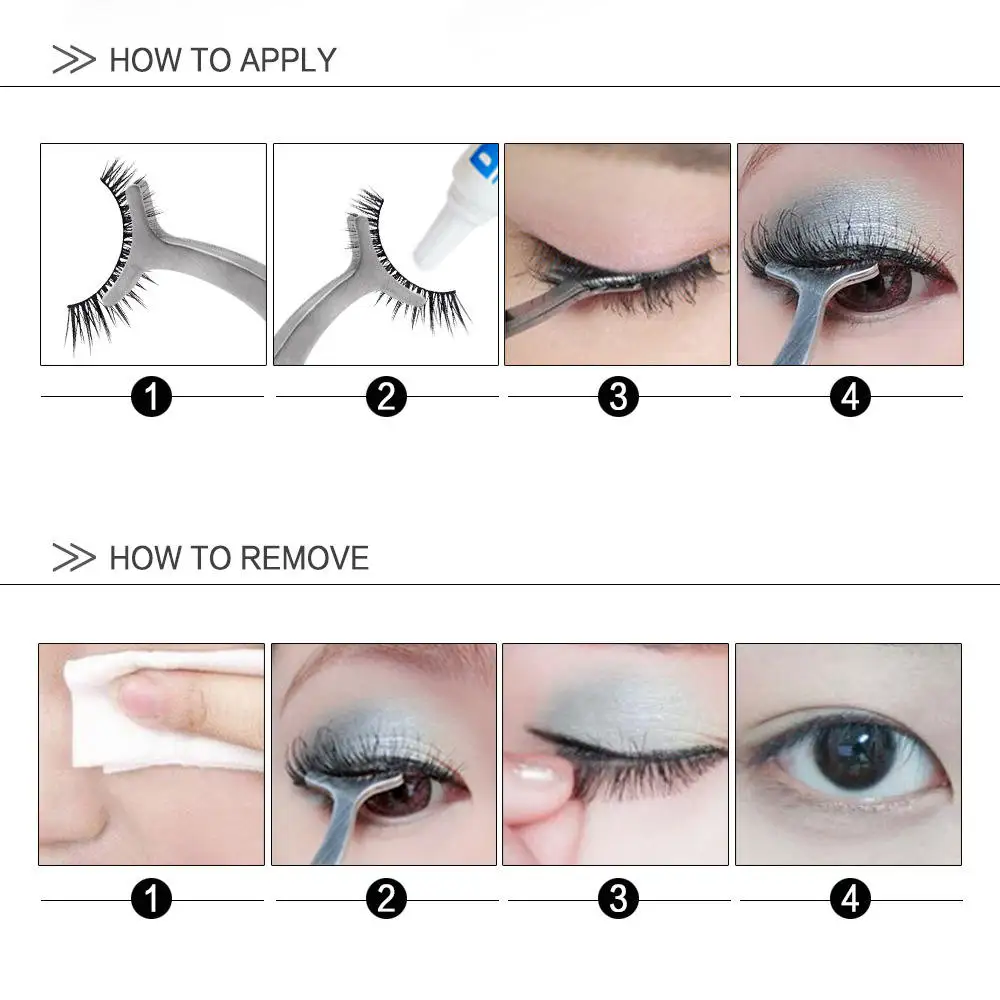 

7 Pairs Natural False Eyelashes 5D Mink Lashes Extension Lotus Plate Mink Eyelashes Makeup
