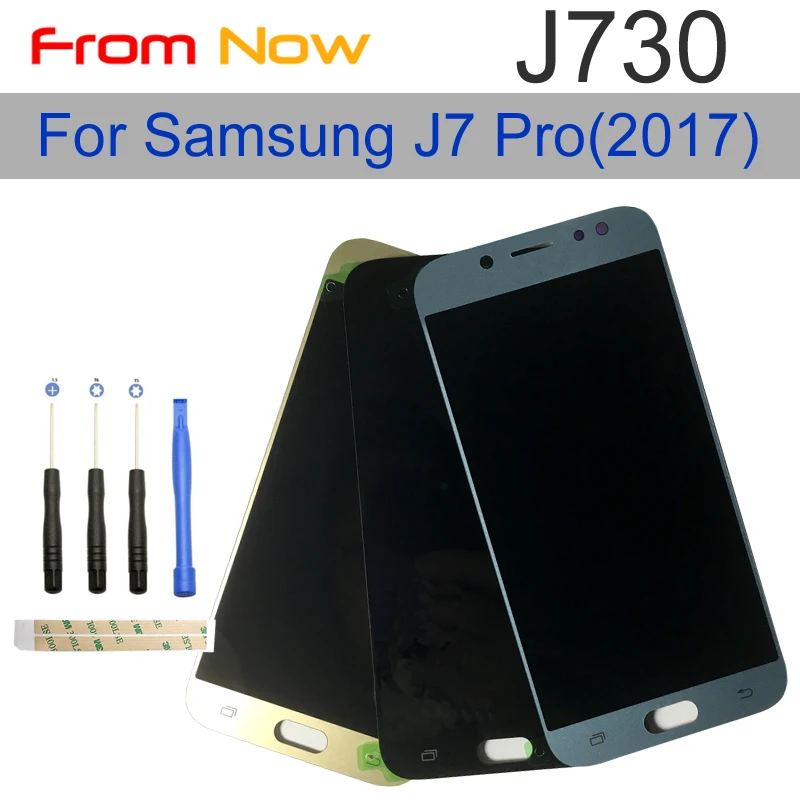 Для Samsung Galaxy J7 Pro 2017 J730 SM J730F J730FM/DS J730F/DS J730GM/DS ЖК дисплей + кодирующий
