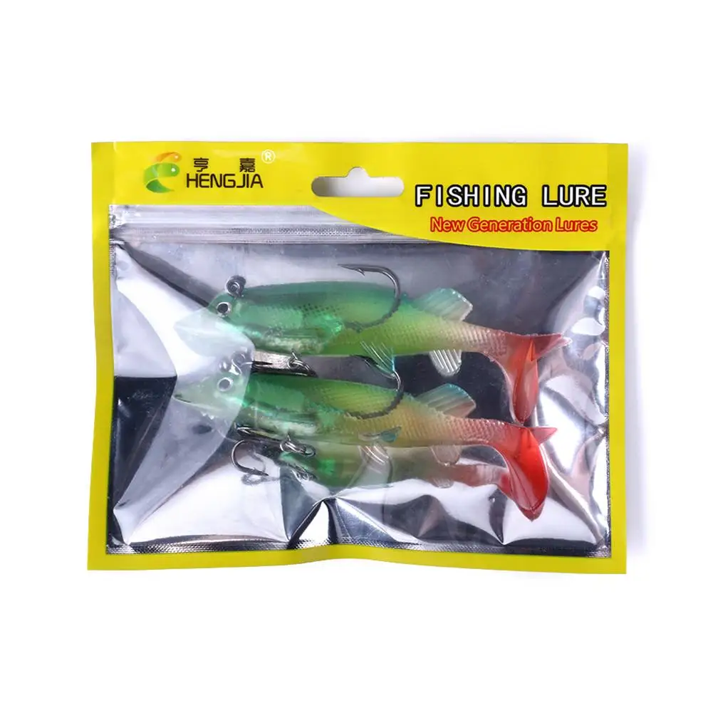 2 шт./компл. рыболовные приманки дороги к югу от свинцовых покрытий Мягкая
