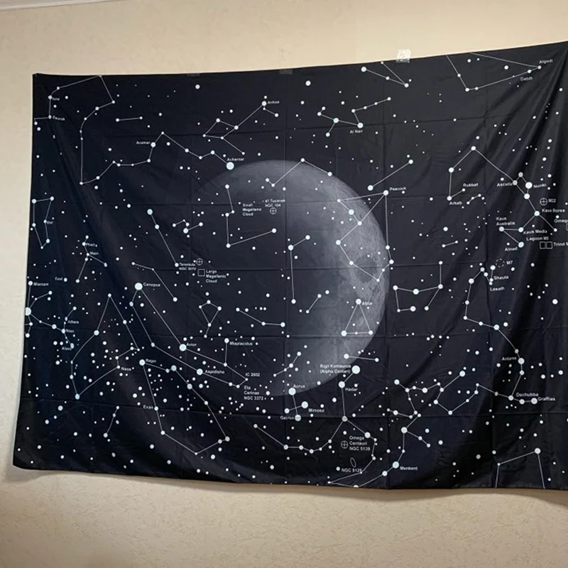 Galaxy Space Pattern гобелен настенный легкий полиэстер ткань украшения стен дома Psychedelic