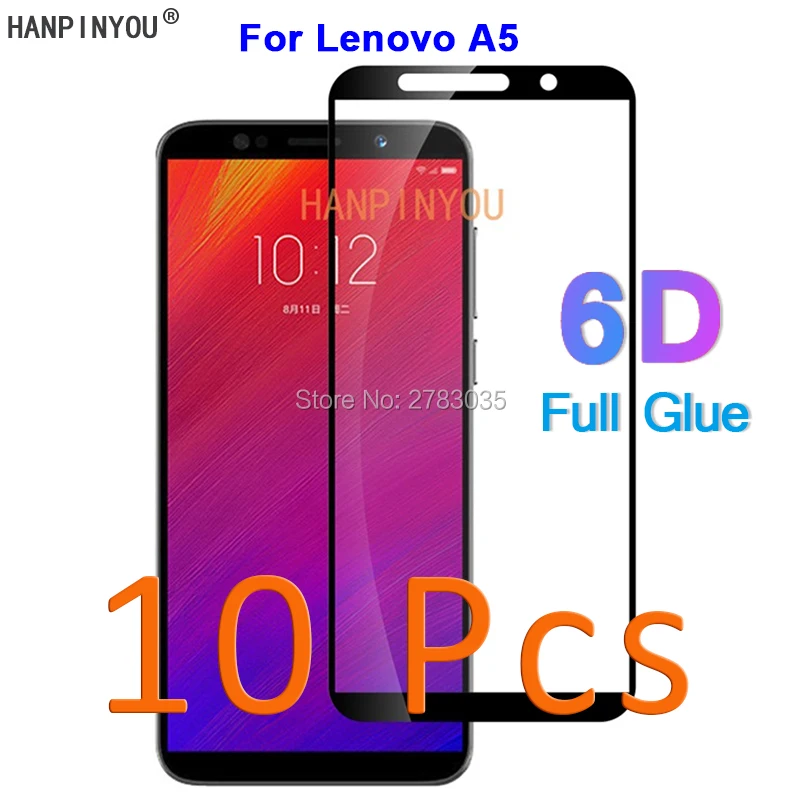 10 шт./лот для Lenovo A5 5 45 &quot6D 5D 9D полное клеевое Покрытие Закаленное стекло пленка