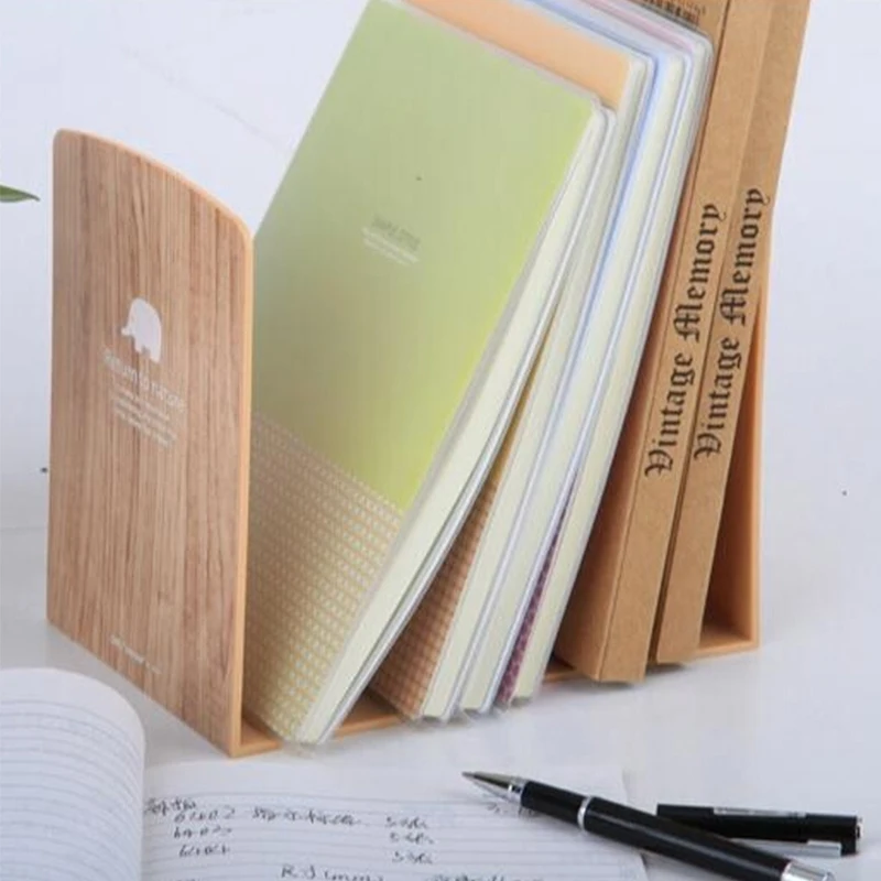 Plastic Paperboat 2 Pcs/Lot Student Supply Pattern Organizer Desktop Bookshelf Bookends SchoolChildren Book Holder | Канцтовары для