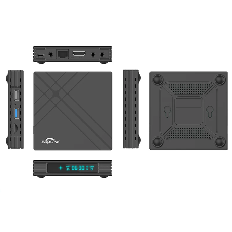 H6 мини Смарт ТВ приставка Allwinner Android 7 1 3Gb 32Gb 2 4G Wifi 100Mbps Bt4.1 6K H.265 | Электроника
