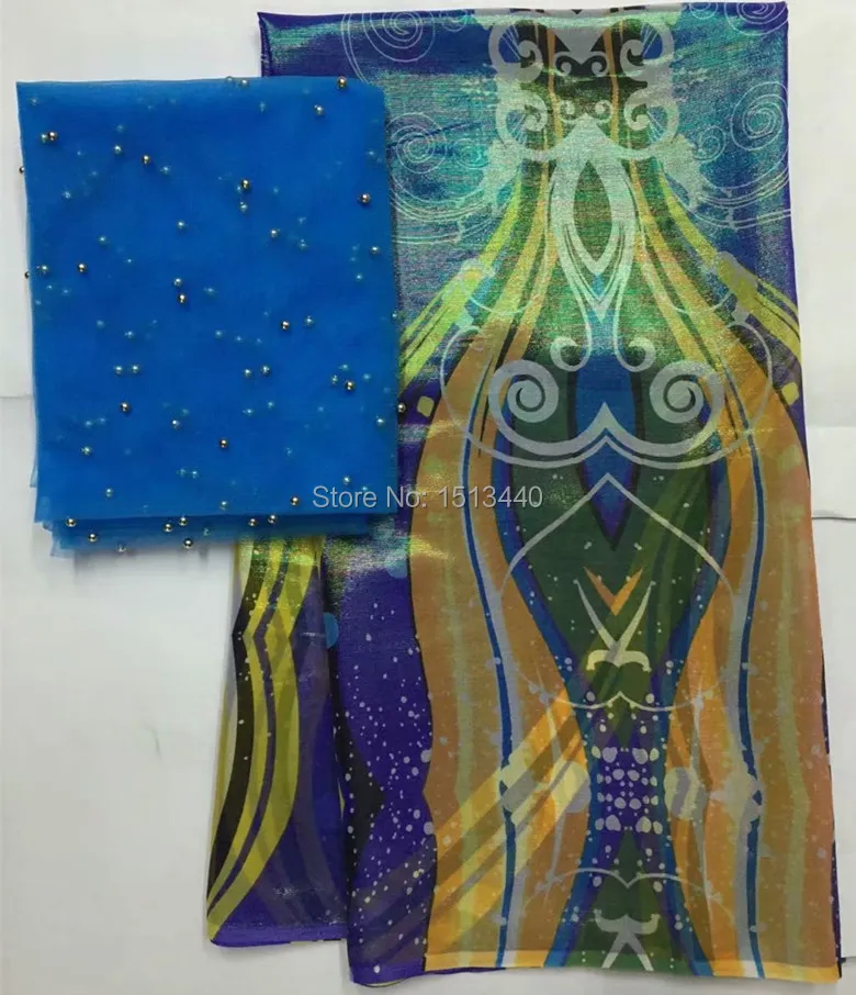 NSL81217-1. very nice African burnout fabric Nigerian sewing 5yards+2yards silk lace suit. | Дом и сад