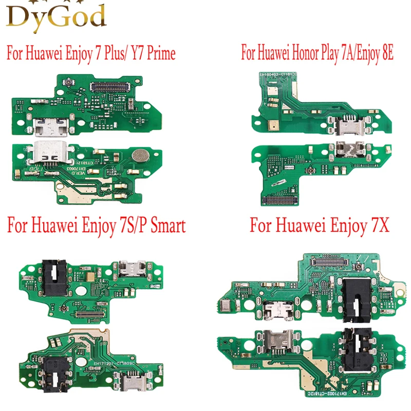Умная док станция для Huawei Enjoy 7 Plus/ Y7 Prime 7/p USB порт зарядки гибкий кабель 7X Honor Play
