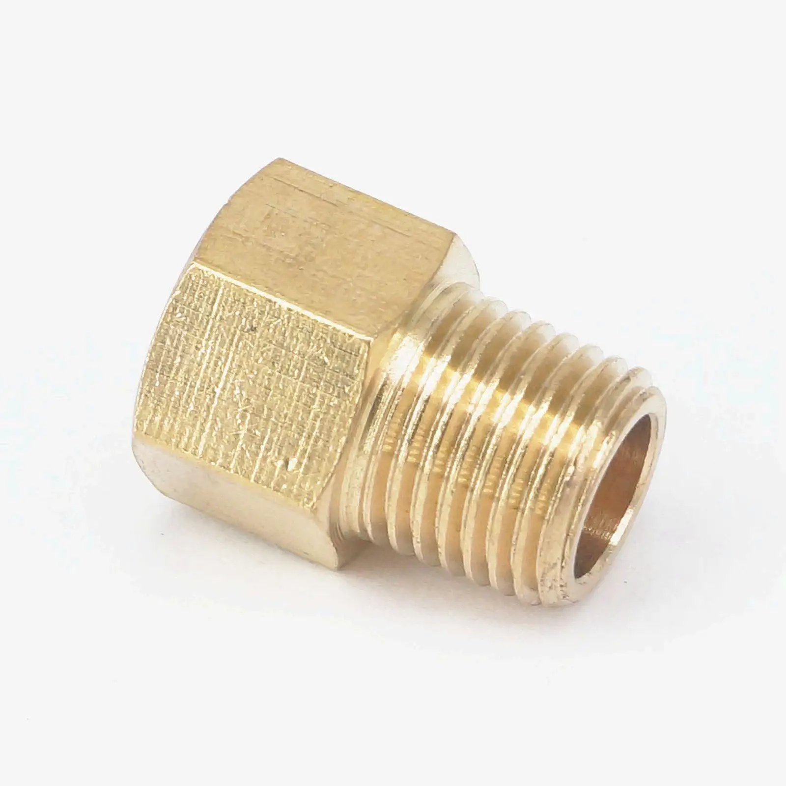 1/4 &quotBSPT Male x 1/4&quot NPT Female латунный Соединительный соединитель для манометра