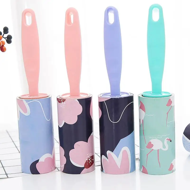 Доска для рисования липкая щетка волос прямая ручка роликовая удаления пыли