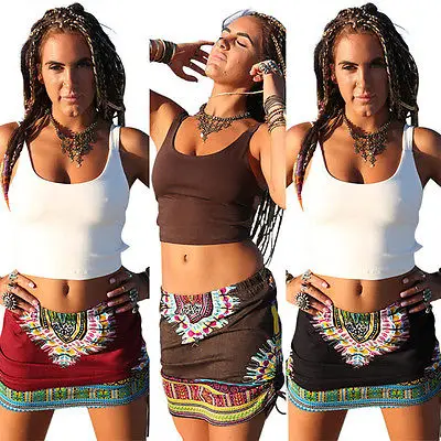 Pencil Skirt Summer Dashiki jupe femme Bodycon women skirts womens striped floral high waist slim vintage clothing | Женская одежда