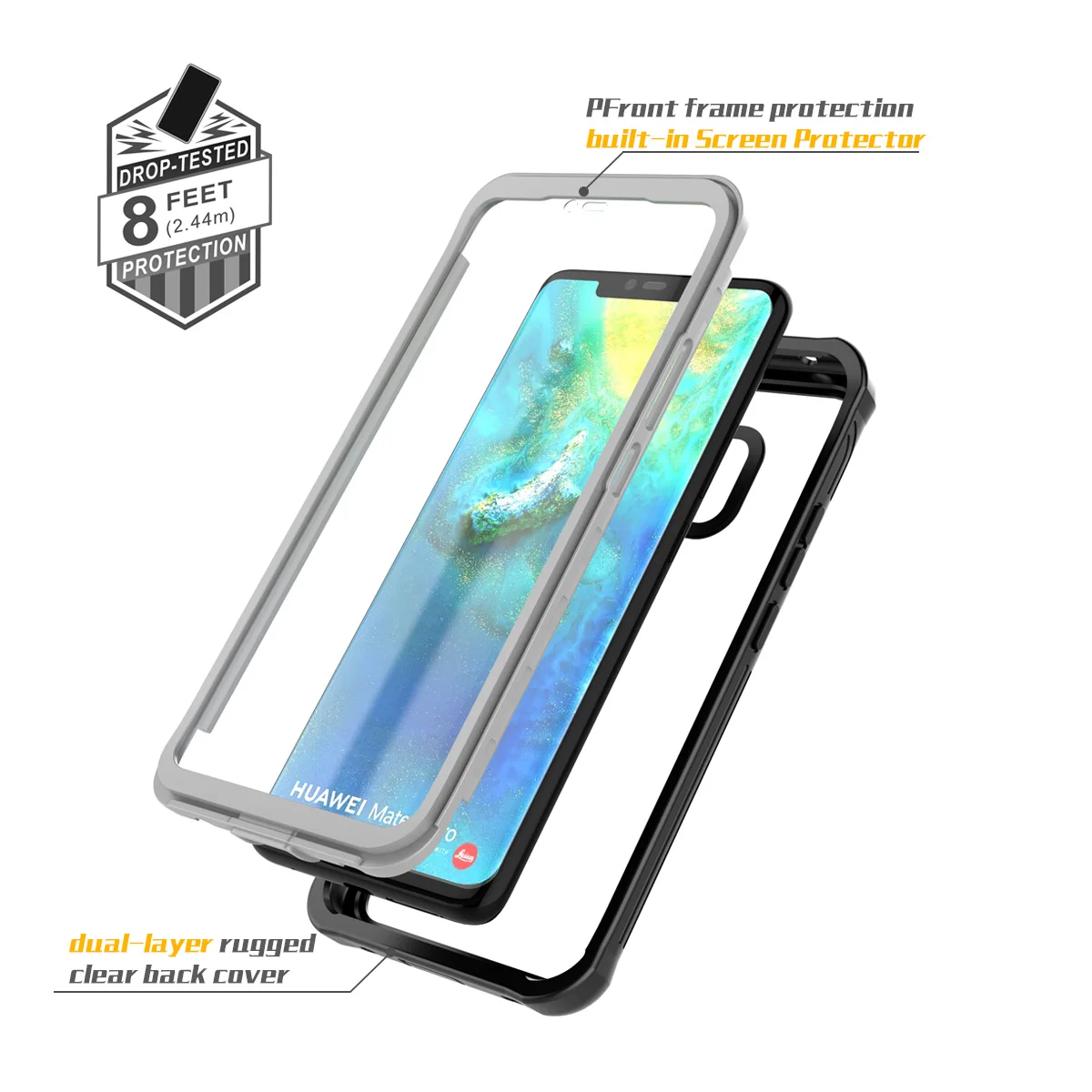Чехол для Huawei Mate 20 Pro Повседневный водонепроницаемый пыленепроницаемый