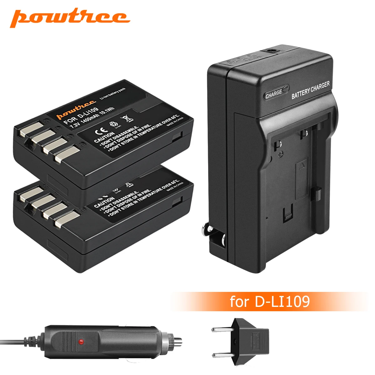 Powtree D Li109 DLi109 аккумулятор + зарядное устройство для Pentax K 70 K70 50 K50 30 K30 S1 KS1 S2 KS2 r Kr