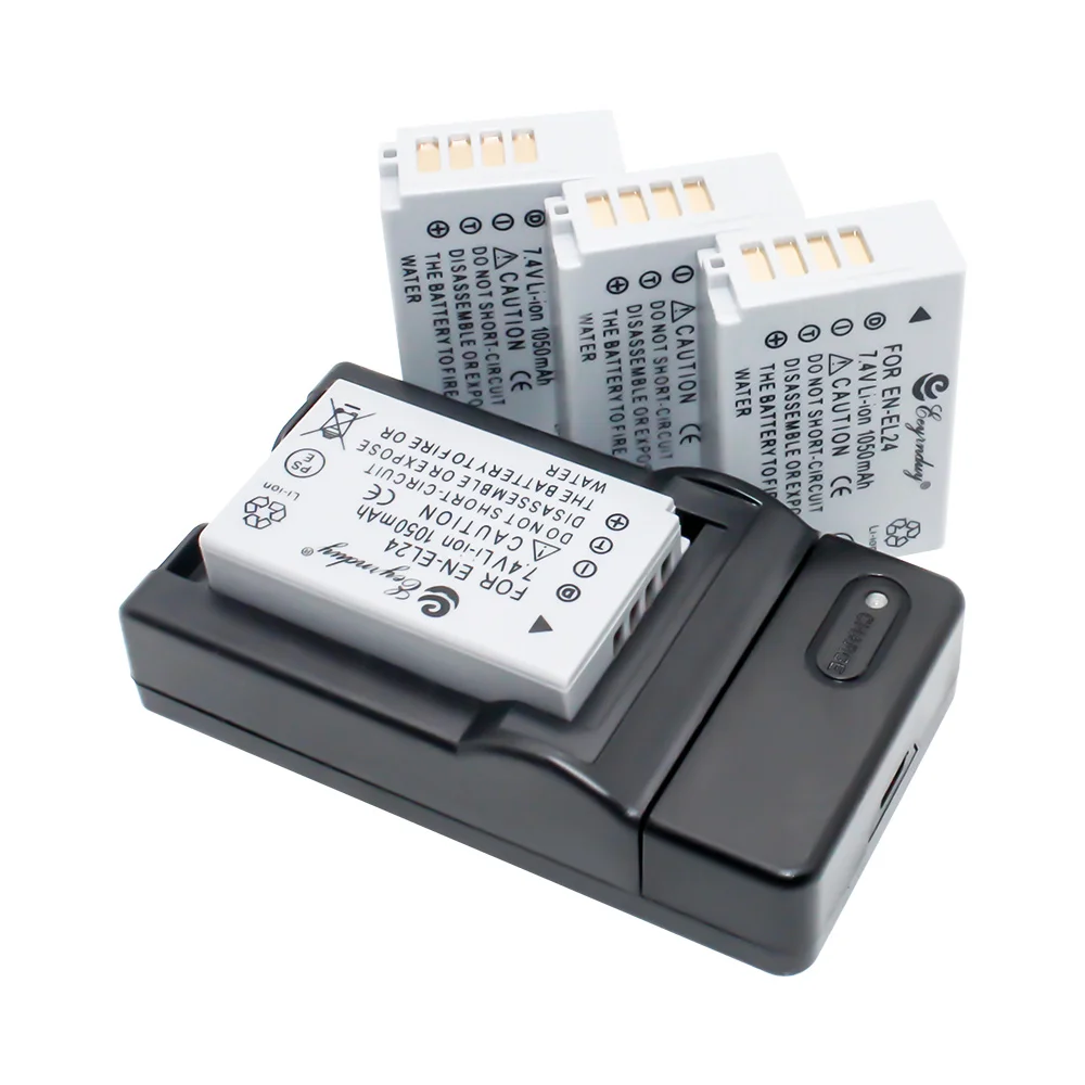 Аккумуляторная батарея EN-EL24 (4 единицы) и USB зарядное устройство для камер Nikon 1 J5