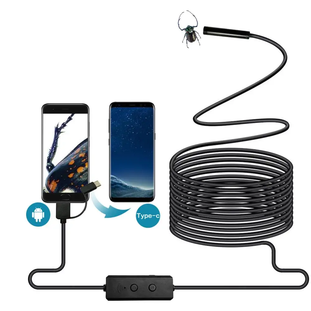 EastVita 3 in 1 Wifi Endoscope Camera Mini Waterproof Hard Cable Borescope Inspection USB for iOS/Android/PC | Безопасность и