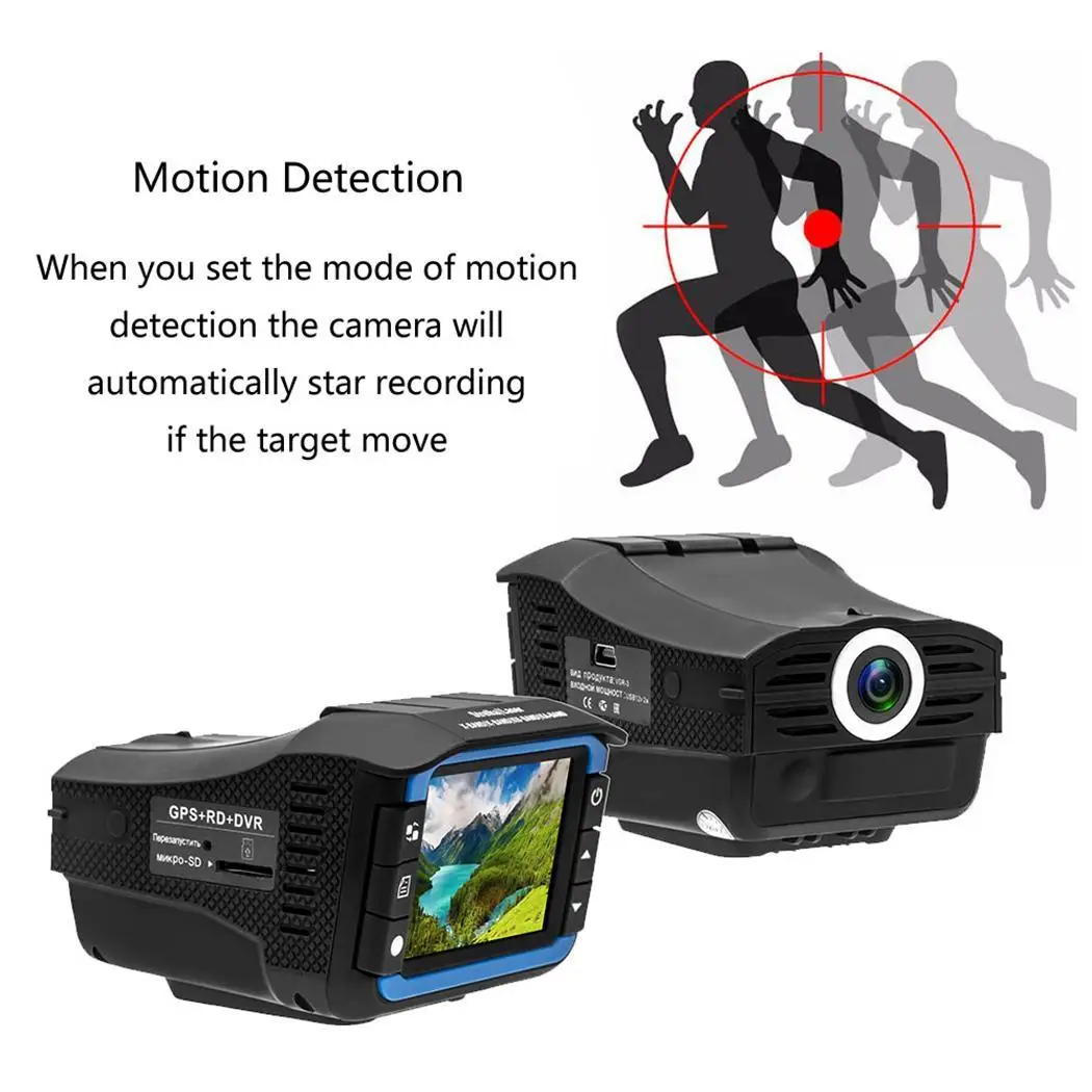 Анти радар авто видеорегистратор антирадар GPS китайский упрощенный/русский DVR