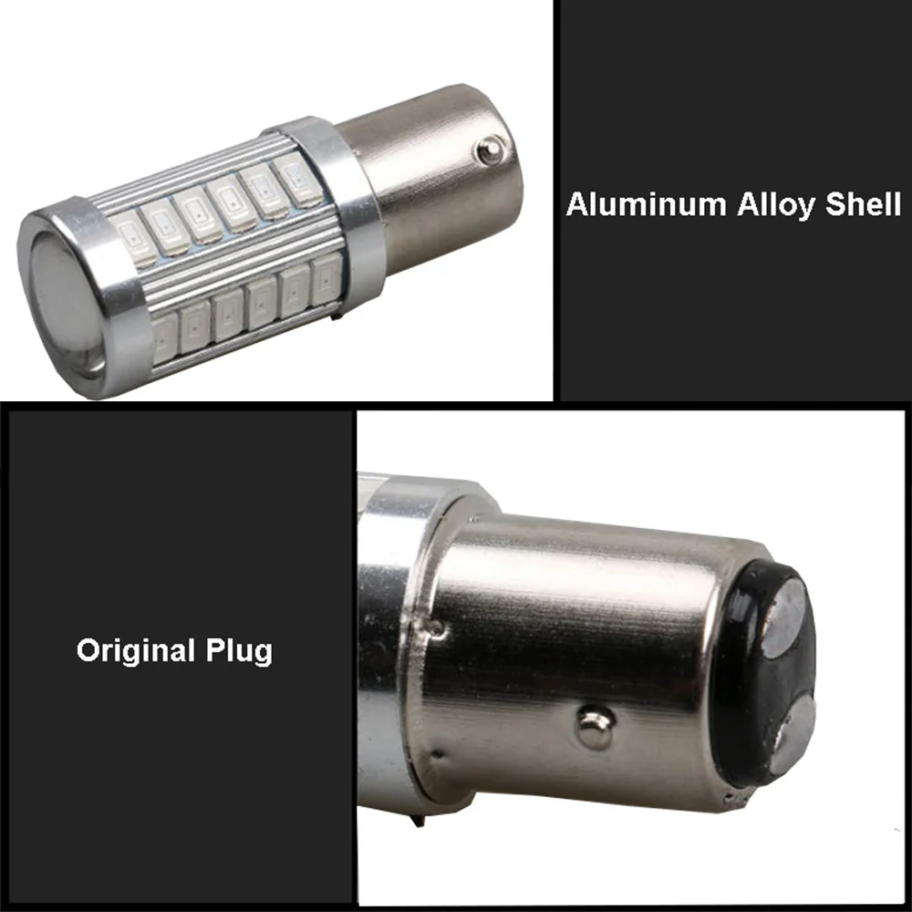 1156 BA15S 1157 BAW15S BAY15D 66 SMD 2835 Светодиодный белый красный 12В Автомобильный P21W PY21W PR21W
