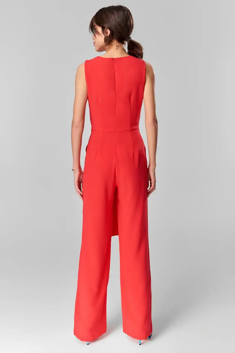Trendyol Basic-красный комбинезон со шнуровкой TOFSS18AA0041 |