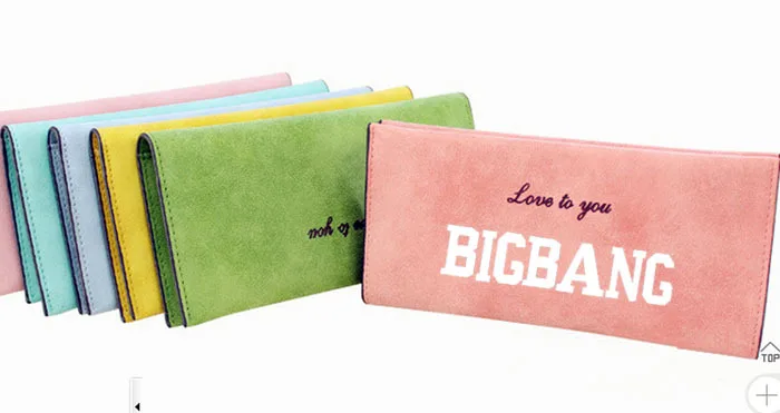

[MYKPOP]BINGBANG GD Wallet Nubuck Wallet KPOP Fans Collection 4 Colors For Choices SA18050714