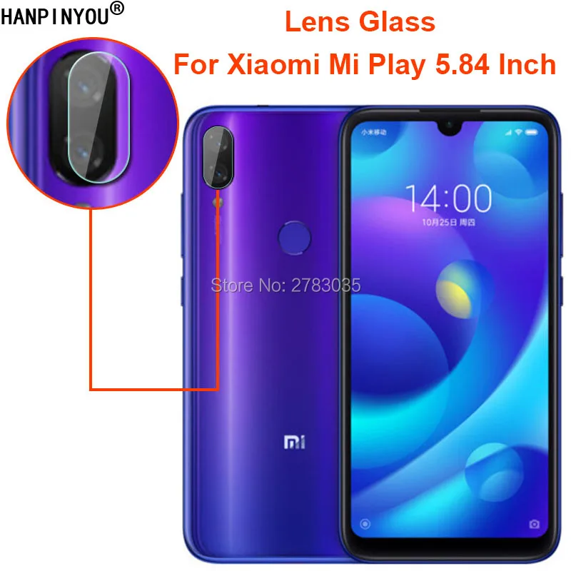 

Прозрачная ультратонкая Защитная пленка для объектива задней камеры Xiaomi Mi Play 5,84 дюйма