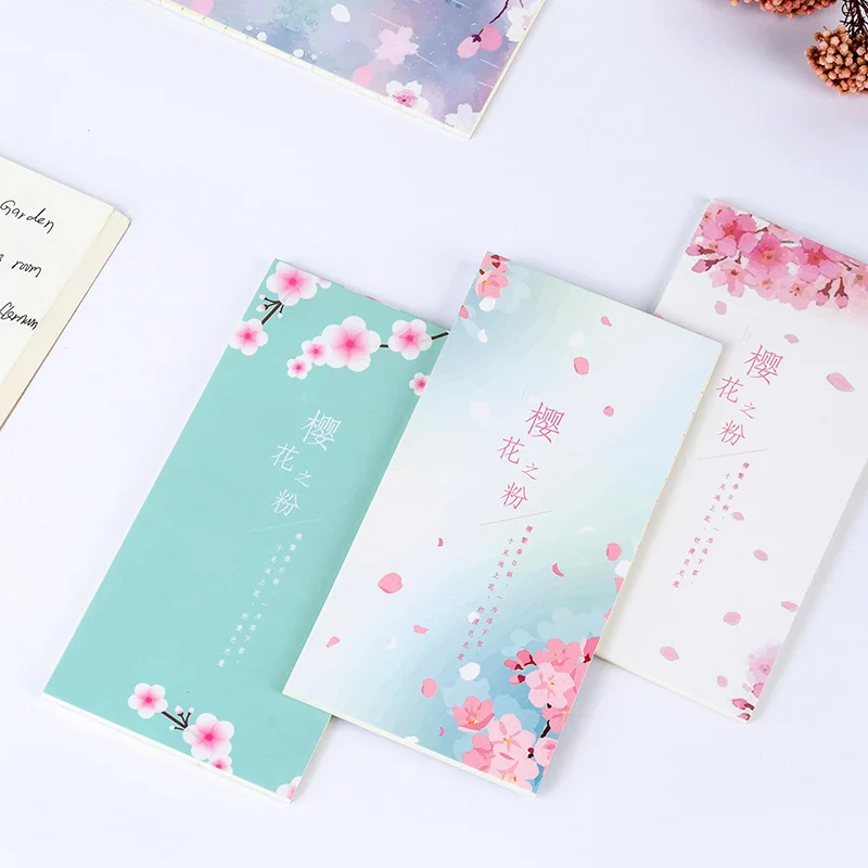 Милый Вишневый блокнот Kawaii в полоску Bullet Journal записная книжка для детей подарок