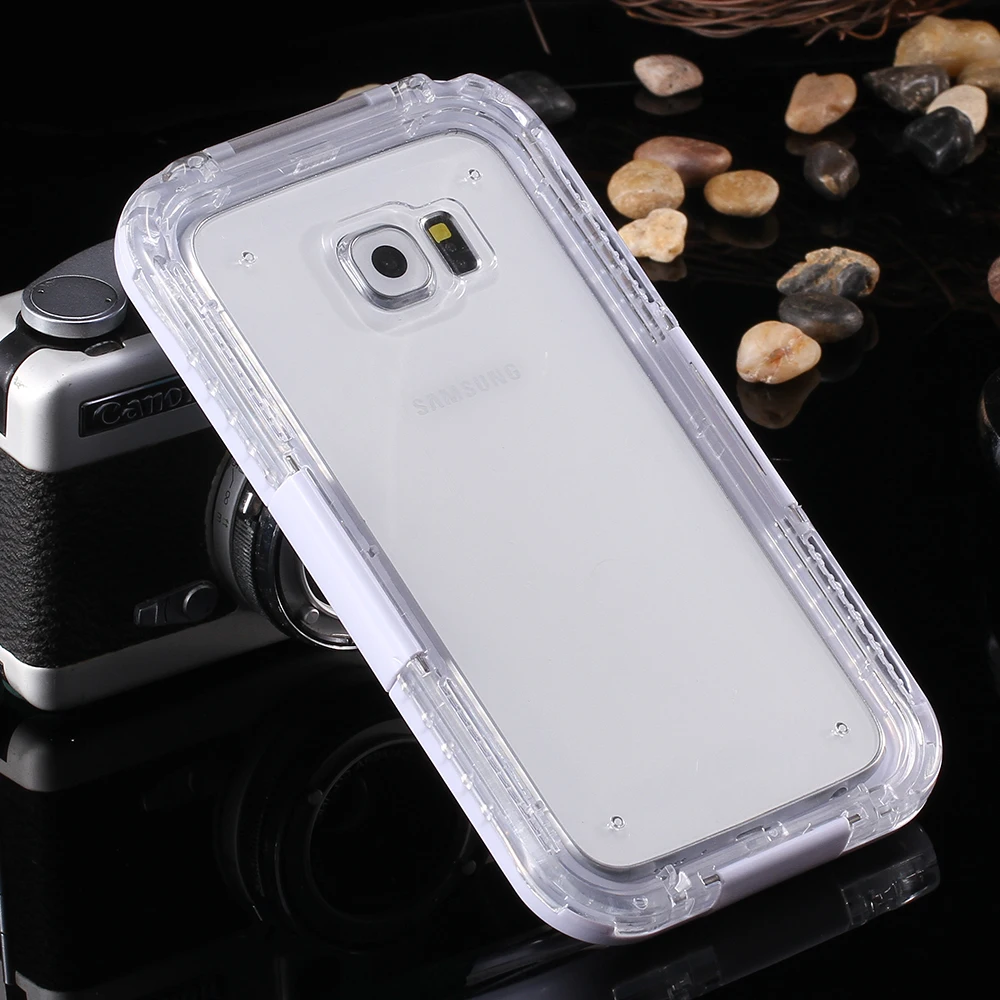 KISSCASE Waterproof For Galaxy S3 S4 S5 S6 Edge Plus Case Transparent Surfing Sports Cover Samsung Note 5 |