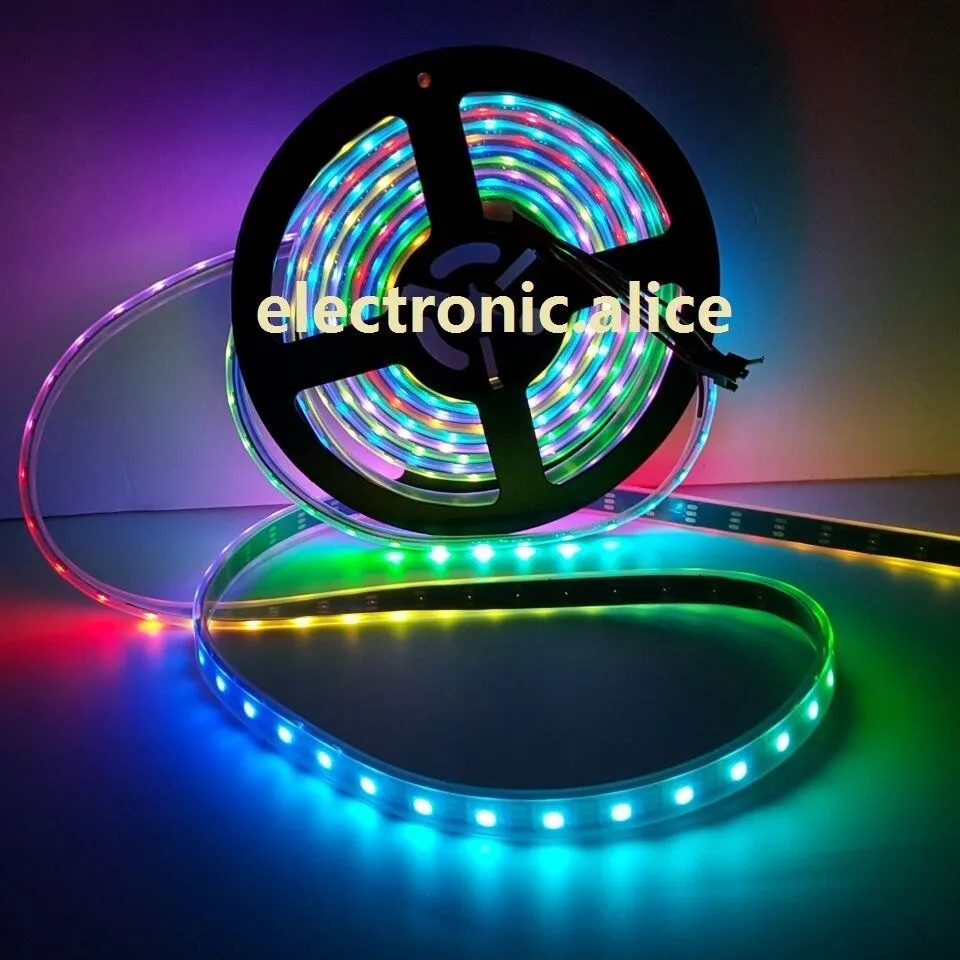 WS2812B 5050 RGB LED Strip 1M 5M 150 300Leds 144LED Individual Addressable DC5V IP20 non-waterproof New | Освещение