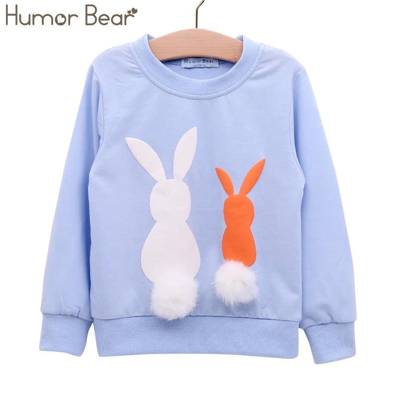 Одежда Humor Bear для девочек Детский свитер новинка Осенняя детская одежда с длинным