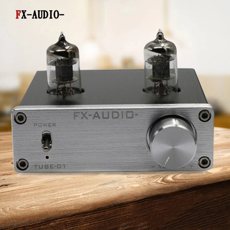 FX Audio EU DC12V 1A Mini 6J1 клапан вакуумная трубка Предварительный усилитель стерео аудио