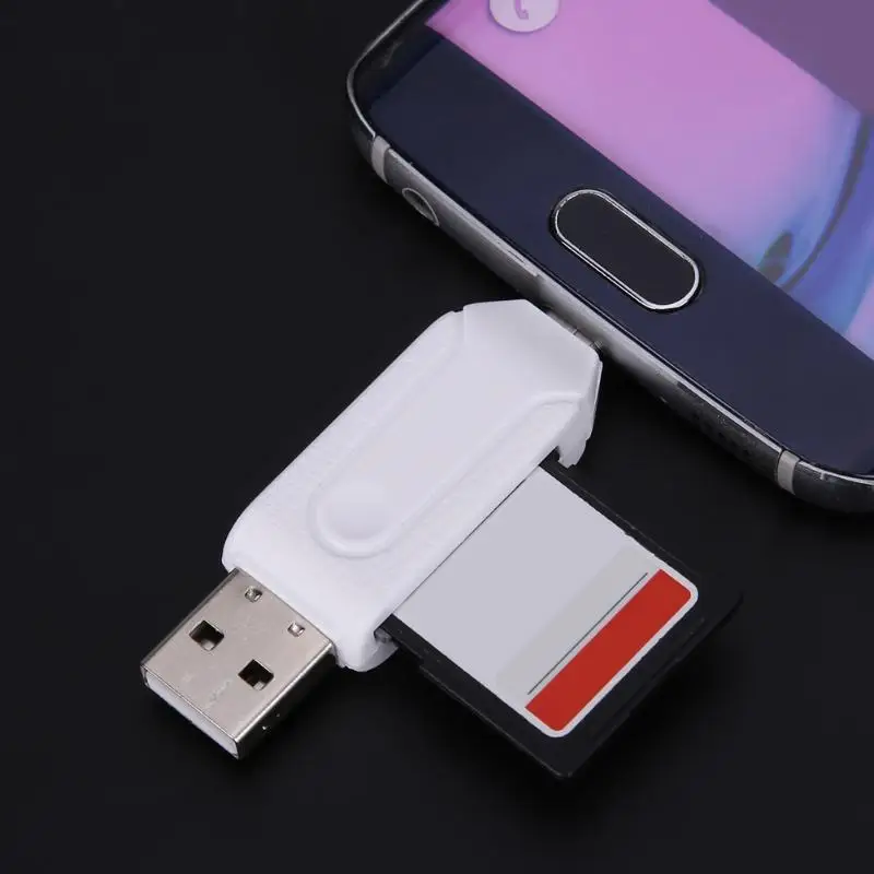 2 в 1 Многофункциональный USB 0 OTG кардридер TF/SD адаптер|Картридеры| |