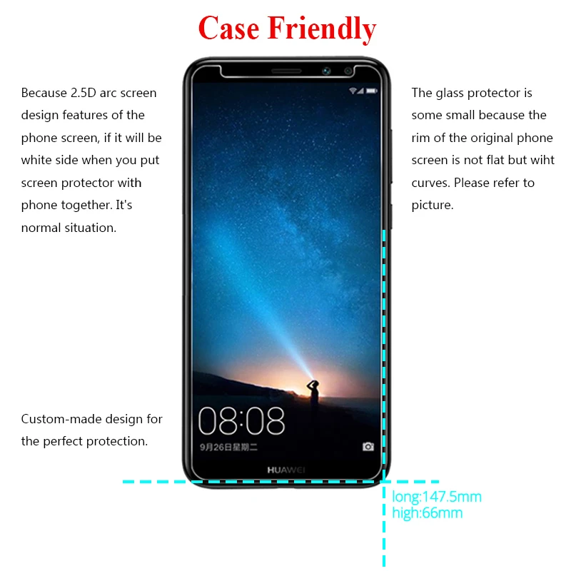 Стекло для Huawei Nova 4 4e 3i 3 2i 2 I Plus Защитное стекло Huawey Hauwei Nova4 Nova3i Nova3 Nova2i Nova2