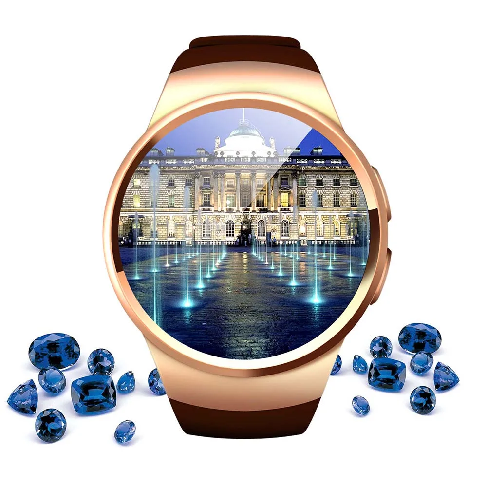 Kw18 Bluetooth Смарт-часы с полным экраном телефон пульс | Электроника