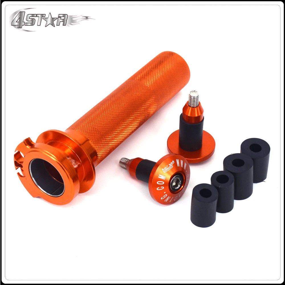 

Motorcycle Twister Throttle Tube And Handlebar Ends Cap Plug Grips For KTM EXC XCW SXF XCF EXCF XCFW 250 350 450 SXR EXC 400-530