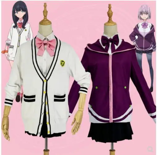 Аниме SSSS.GRIDMAN Косплей Костюм Takarada Rikka косплей костюм девочка школьная форма