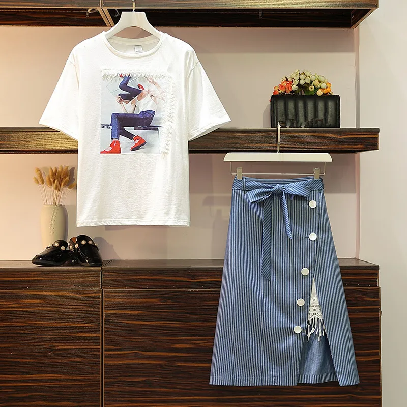 5XL большой размер одежда костюм женский персонаж мультфильма хлопковая футболка