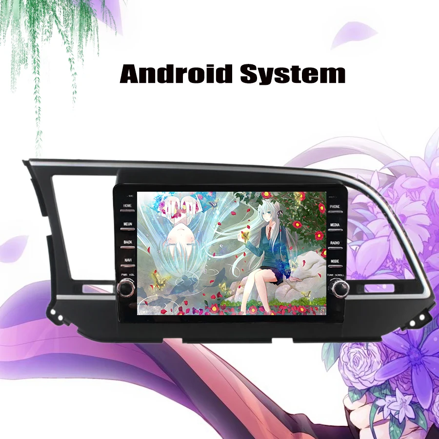 Головное устройство 8 дюймов для 2016 2017 2018 2019 Hyundai Elantra автомобильное радио GPS