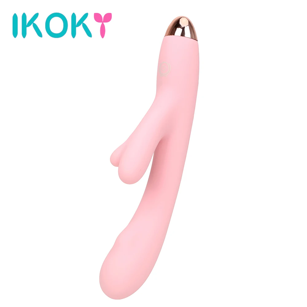 Фаллоимитатор IKOKY стимулятор для клитора USB зарядка Вагинальный Массажер 8