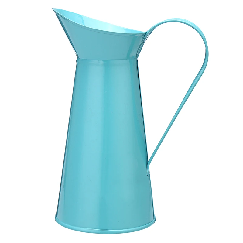 19 см винтажный Шикарный цветок ваза оловянный кувшин металлический Свадебная