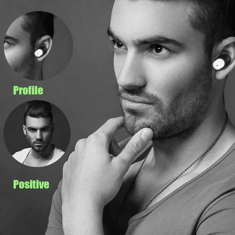 Q2 TWS Bluetooth 5 0 Наушники Беспроводные свободные руки для вождения спортивные мини