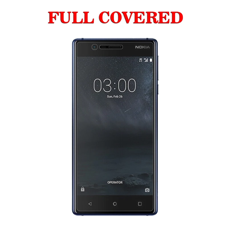 Ультратонкое тонкое закаленное стекло для Nokia 3 прозрачная защитная пленка HD