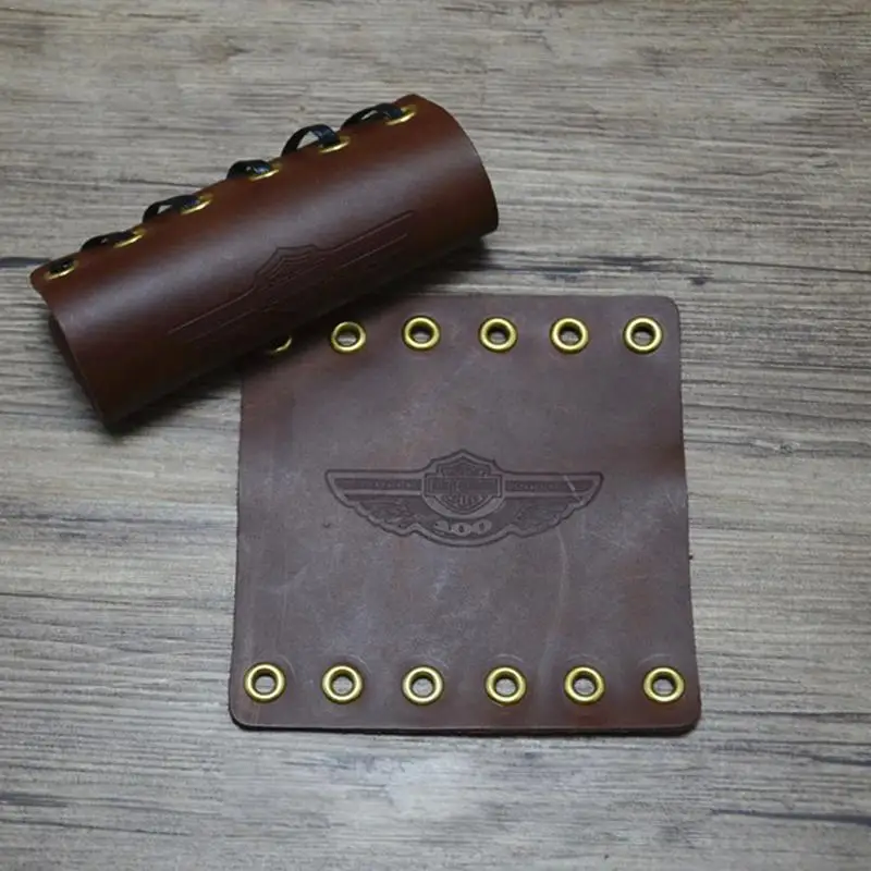 2 шт/Упакованные ручки для мотоцикла крышка Ретро кожа модифицированный Руль