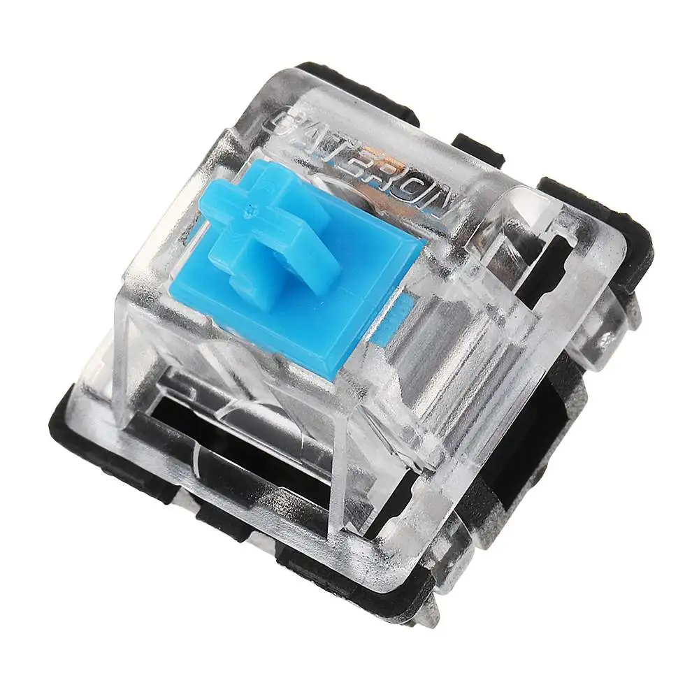 70 шт Упаковка 3Pin Gateron Clicky синий Переключатель Клавиатуры переключатель для