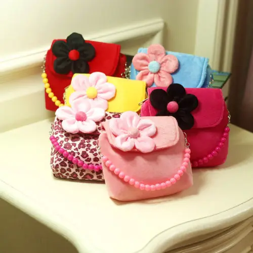 

Сумка через плечо с цветочным принтом для девочек, сумка-мессенджер, 6 цветов