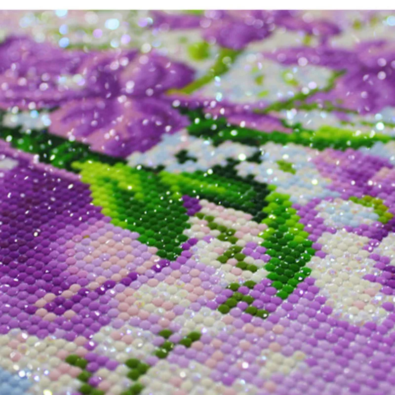 

Full Round Diamond 5D DIY Diamond Painting Red Rose Flower Embroidery Cross Stitch Rhinestone Mosaic Painting Home Decor